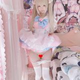 みさ呆呆　サキュバス+メイド服　コスプレ