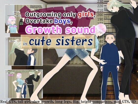 Outgrowing only girls， Overtake boys， Growth sound in cute sisters - 女子成長クラブ