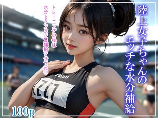 陸上女子ちゃんのエッチな水分補給 - violet3dx
