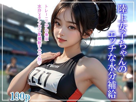 陸上女子ちゃんのエッチな水分補給 - violet3dx