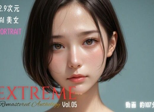 2.9次元AI美女 PORTRAIT EXTREME Remastered Anthology VOL.05 AI SEX 動画集 - KEI diffusion