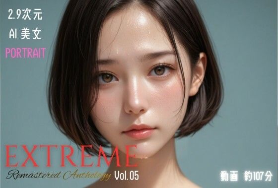 2.9次元AI美女 PORTRAIT EXTREME Remastered Anthology VOL.05 AI SEX 動画集 - KEI diffusion