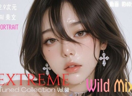 2.9次元AI美女 PORTRAIT EXTREME Tuned Collection VOL.08 Wild Mix AI SEX 動画集 - KEI diffusion